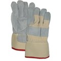 Magid Side Split Cow Leather Palm Glove with 100 Kevlar Knit Lining, 12PK T224KV-J